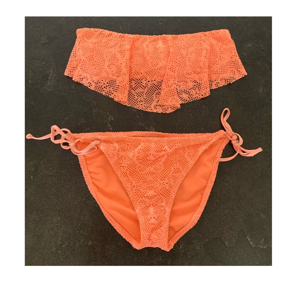 Mossimo supply peach lace bikini